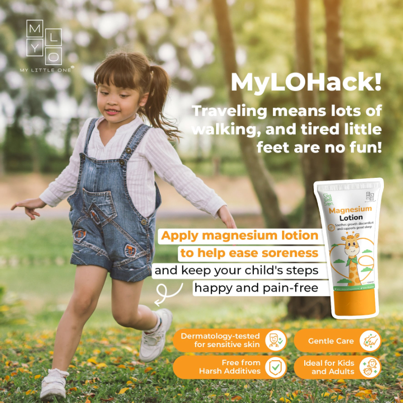 MyLO GWS Magnesium Moisturizing Lotion - Soothes Growth Discomfort & Support Good Sleep